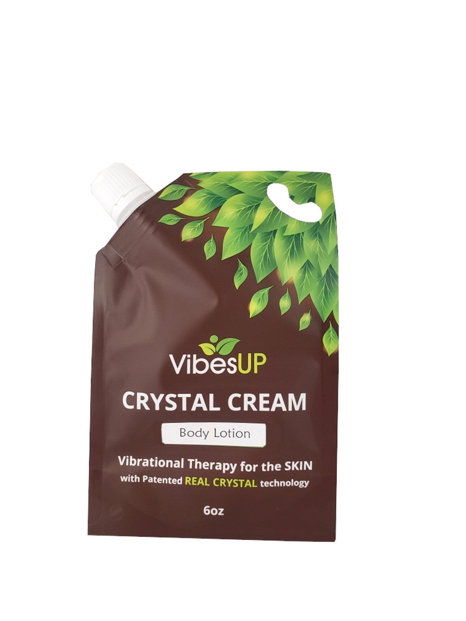 VibesUP Crystal Cream LOTUS BODY LOTION 6oz