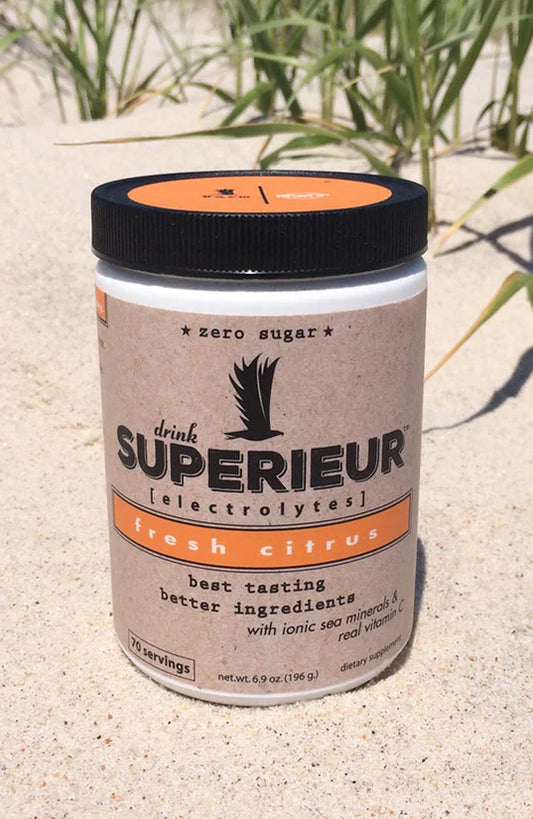 Supérieur Electrolytes - Fresh Citrus Canister 70 servings