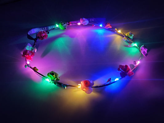 VibesUP Light UP FAIRY FLOWER CROWNS