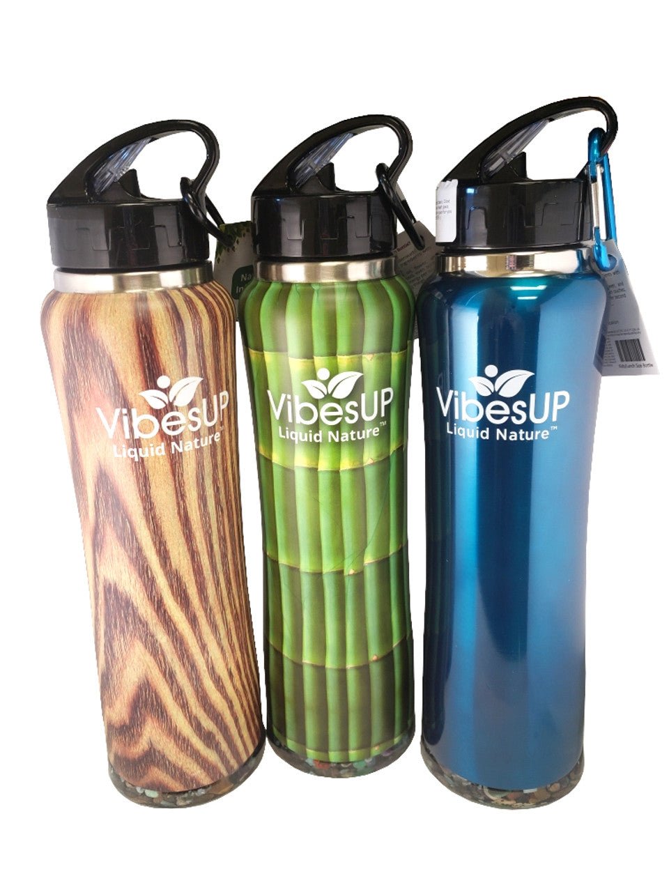 VibesUP! 27 oz Straw EARTH on the BOTTOM Bottle - SHIMMER